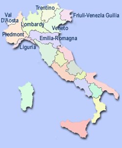 Northern Italian Cuisines by Region